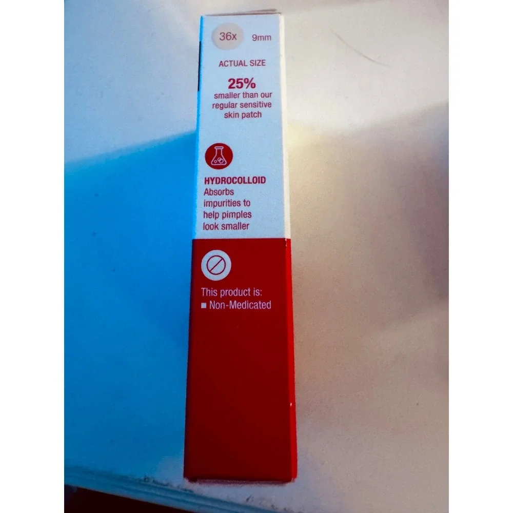 Neutrogena Mini Acne Patch Sensitive Skin 36ct 9mm Hydrocolloid Non-Medicated